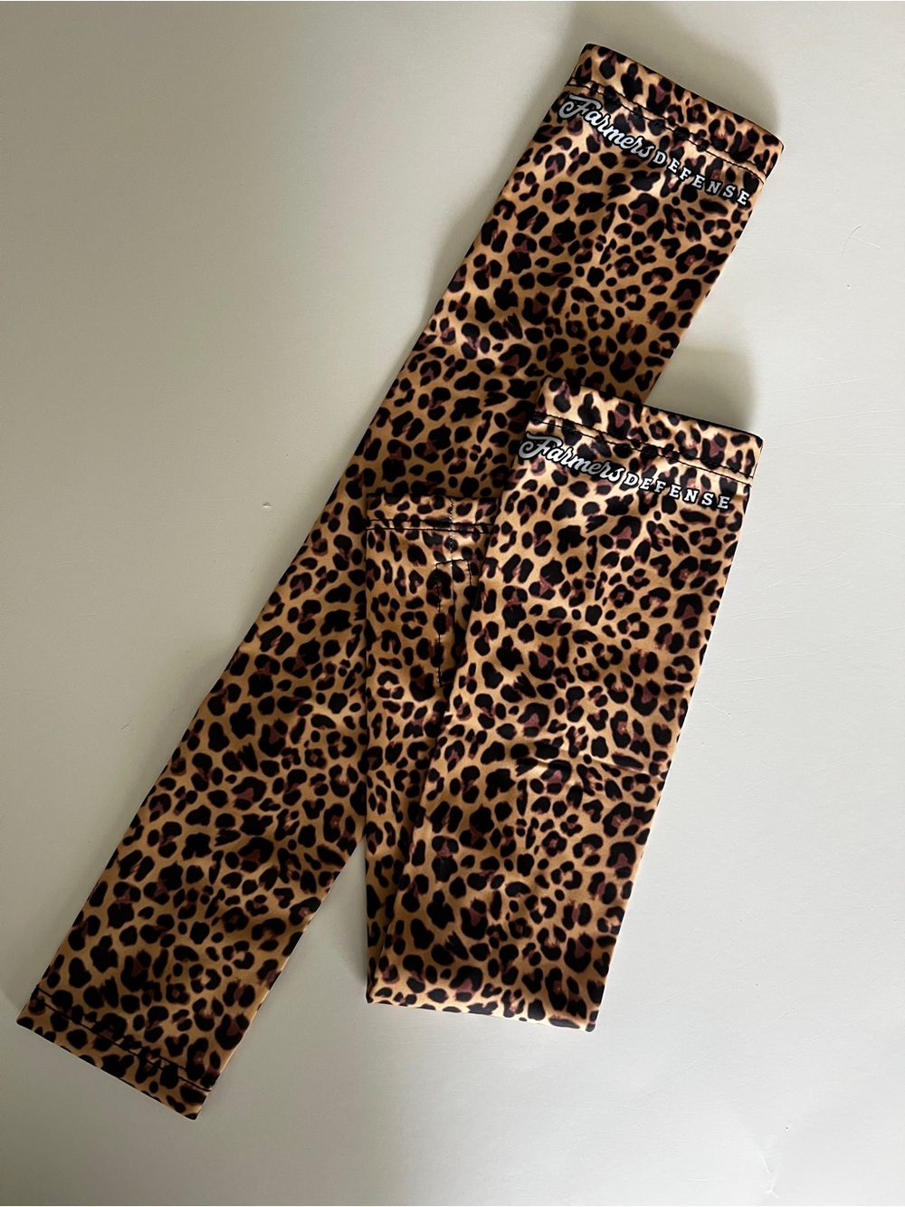 Farmer’s Defense Leopard Print Sleeves XS